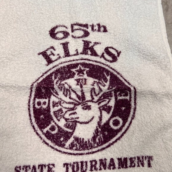 Elks Lodge golf towel 1977 - Picture 3 of 4